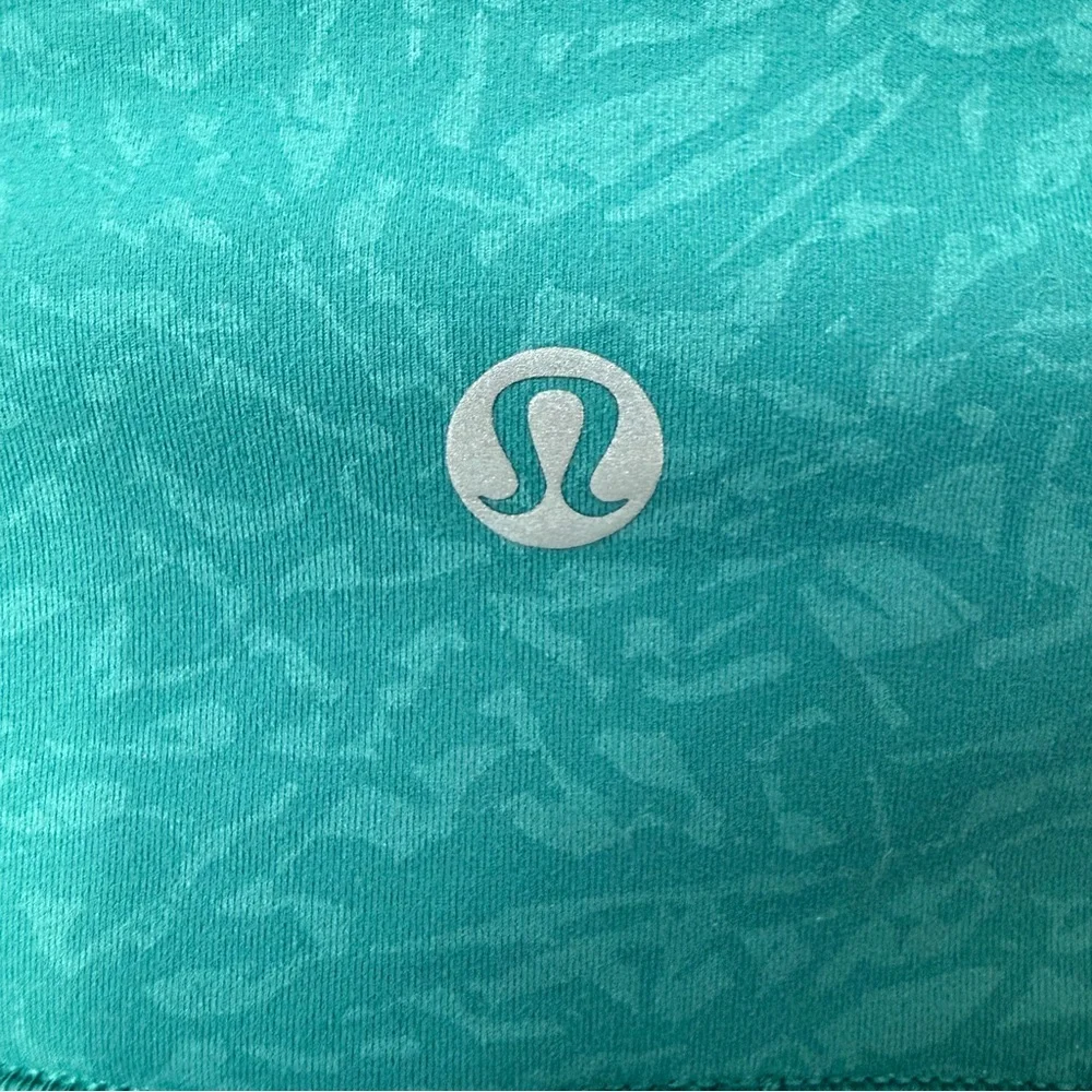 Lululemon Invigorate High Rise Tight 25” Crunch Teal‎ Lagoon Size 4